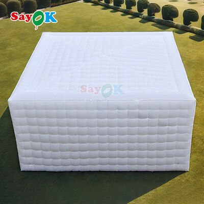 Tendas insufláveis Sayok para eventos de festas e clubes com capacidade para 100 pessoas, com luzes LED coloridas