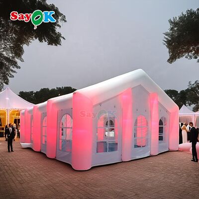 Sayok Large Advertising Tent Outdoor Wedding Club Tendas de festa para 200 pessoas Eventos com LED