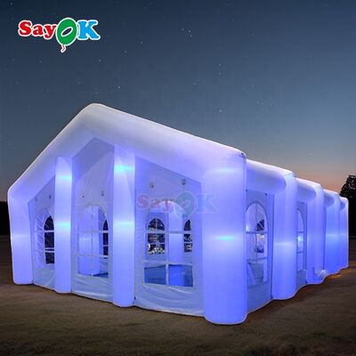 Sayok Large Advertising Tent Outdoor Wedding Club Tendas de festa para 200 pessoas Eventos com LED
