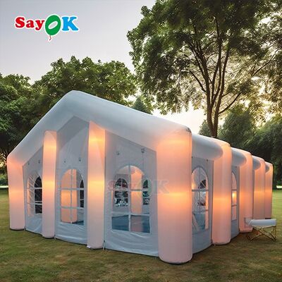 Sayok Large Advertising Tent Outdoor Wedding Club Tendas de festa para 200 pessoas Eventos com LED