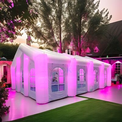 Sayok Large Advertising Tent Outdoor Wedding Club Tendas de festa para 200 pessoas Eventos com LED