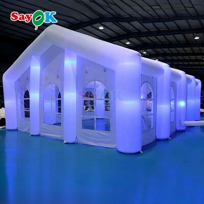 Sayok Customizado Modernos Grandes Eventos ao Ar Livre Casamento Festa de Casamento Tendas LED inflável grande tenda para 100 pessoas