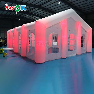 Sayok Customizado Modernos Grandes Eventos ao Ar Livre Casamento Festa de Casamento Tendas LED inflável grande tenda para 100 pessoas