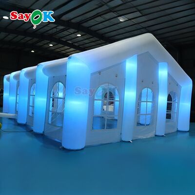 Sayok Customizado Modernos Grandes Eventos ao Ar Livre Casamento Festa de Casamento Tendas LED inflável grande tenda para 100 pessoas