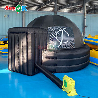 Tenda de projeção de cúpula de planetário inflável portátil personalizada para escola de 3 m de diâmetro
