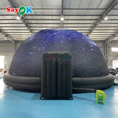 SAYOK Cúpula Planetário Inflável de 10m de Diâmetro com 100% de Escurecimento e Recursos Retardantes de Fogo para Escolas