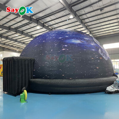 SAYOK Cúpula Planetário Inflável de 10m de Diâmetro com 100% de Escurecimento e Recursos Retardantes de Fogo para Escolas