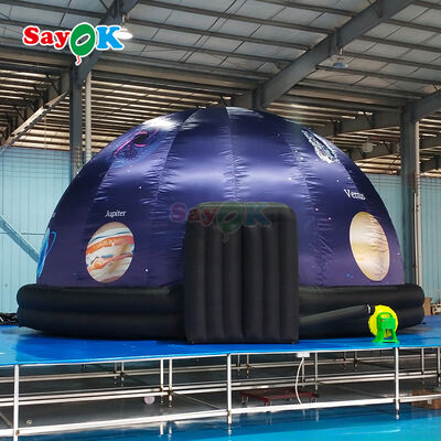 SAYOK 100% Blackout Fire-Retardant inflável Planetarium Dome com serviço de design 3D gratuito para escolas e museus