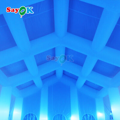 Barraca de Ar Inflável LED Portátil com Tecido Oxford Impermeável e Resistente a UV para Eventos ao Ar Livre