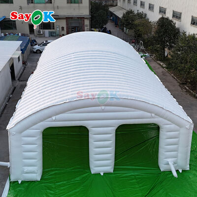 Tenda de ar de PVC inflável portátil retardadora de chamas para eventos ao ar livre 10m x 10m