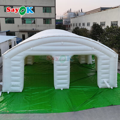 Tenda de ar de PVC inflável portátil retardadora de chamas para eventos ao ar livre 10m x 10m