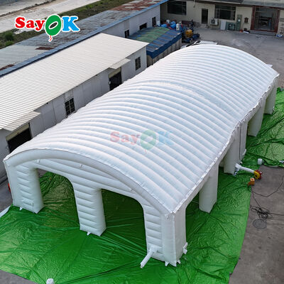 Tenda de ar de PVC inflável portátil retardadora de chamas para eventos ao ar livre 10m x 10m