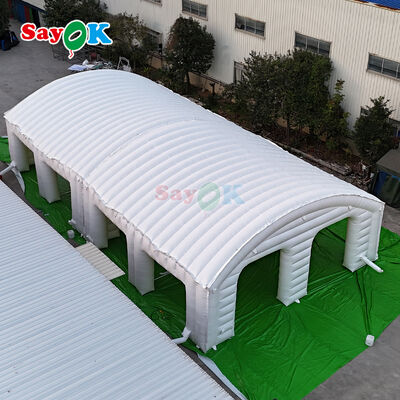 Tenda de ar de PVC inflável portátil retardadora de chamas para eventos ao ar livre 10m x 10m