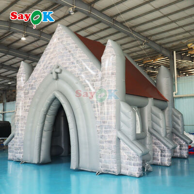 Tenda de Igreja Inflável Portátil Retardadora de Chamas para Eventos de Casamento ao Ar Livre com Opções Personalizáveis
