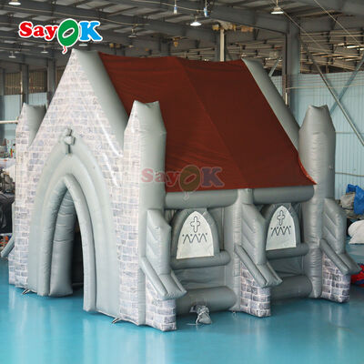 Tenda de Igreja Inflável Portátil Retardadora de Chamas para Eventos de Casamento ao Ar Livre com Opções Personalizáveis