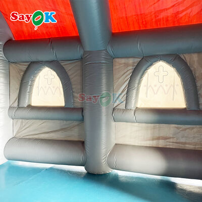 Tenda de Igreja Inflável Portátil Retardadora de Chamas para Eventos de Casamento ao Ar Livre com Opções Personalizáveis