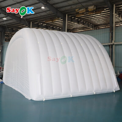 Cobertura Inflável Resistente às Intempéries para Palco Branco Tenda de Ar para Concertos e Shows ao Ar Livre