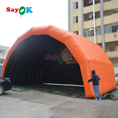 Commercial PVC Inflatable Stage Cover Air Tent for Outdoor Events 10mx6mx6mH with Durable 0.4mm PVC Tarpaulin and Weather-Resistant Design