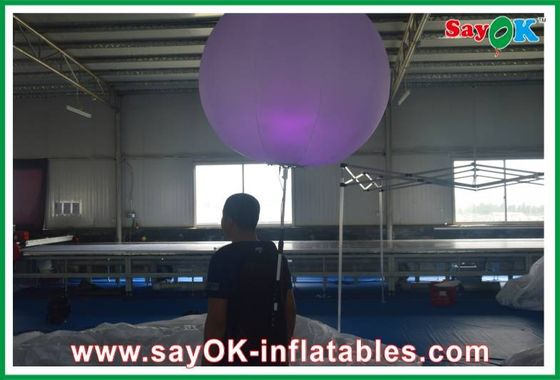 Decoração inflável da iluminação de Advertsing, balão inflável da trouxa de pano 190T de nylon