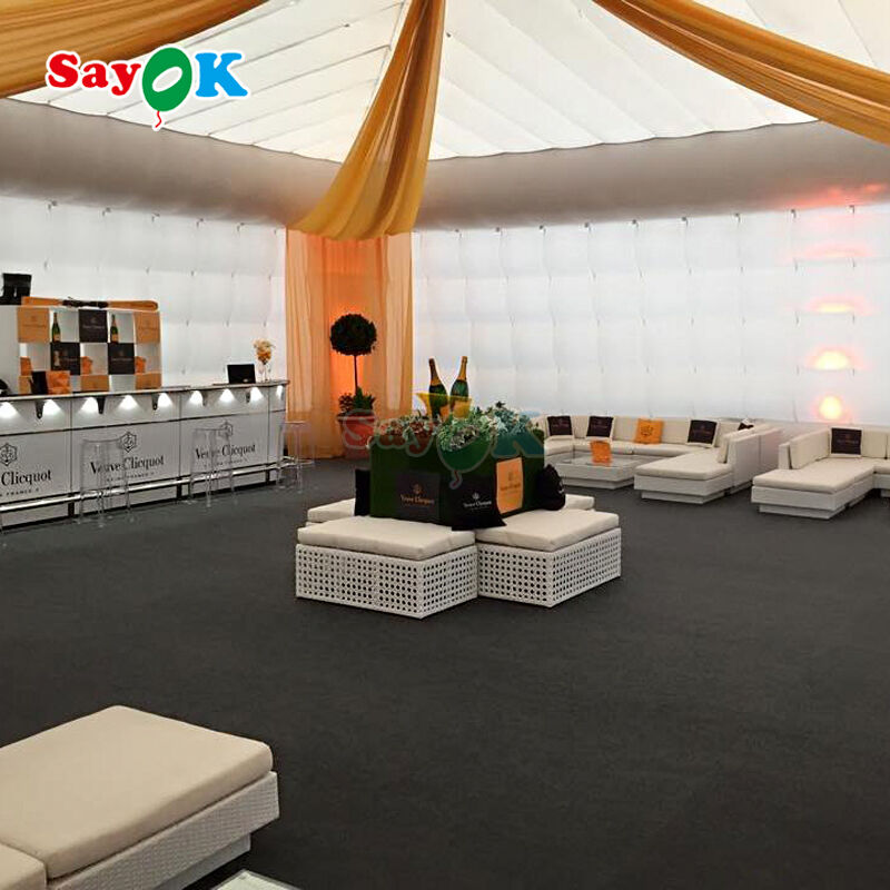 Sayok OEM ODM Tenda Inflável Gigante de Tecido Oxford Mais Espesso de 10 por 10m para Eventos de Publicidade e Aluguel de Festas