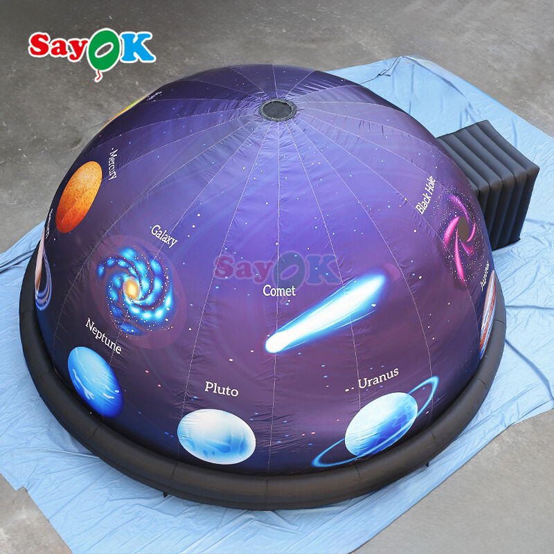 Sayok Impressão completa 10m Projetor de estrelas Planetário inflável Tenda de projeção portátil Cinema Dome para escolas