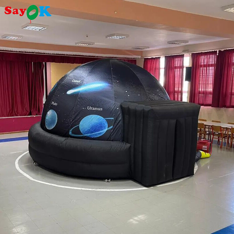 SAYOK Tenda portátil inflável do Planetário Dome para Cinema Cinema e Educação Escolar para Crianças com soprador de ar e esteira de piso