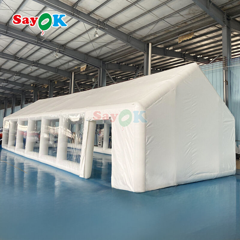 Tenda Inflável de PVC Personalizada Hermética para Festas na Piscina e Eventos ao Ar Livre com Material Retardador de Chamas