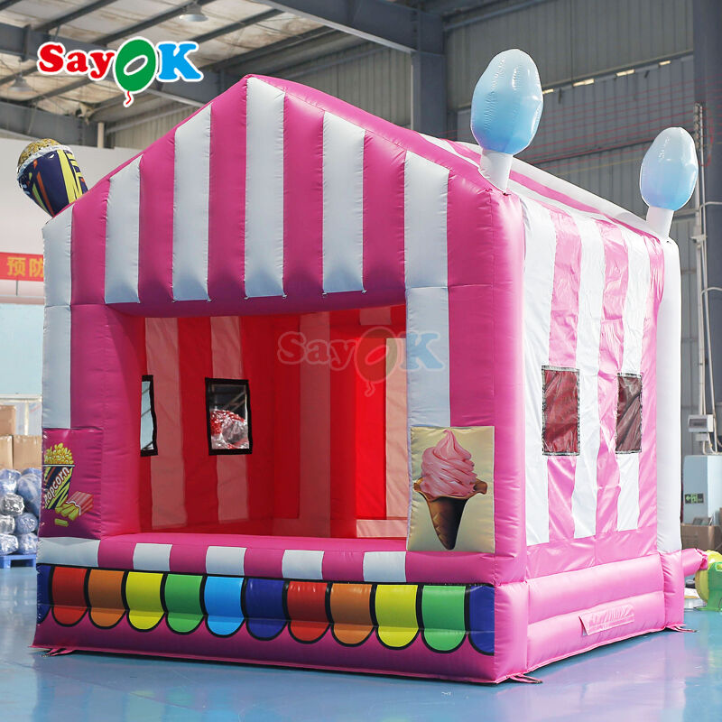 Tenda de popcorn inflável com lonas de PVC impermeáveis para eventos ao ar livre portáteis