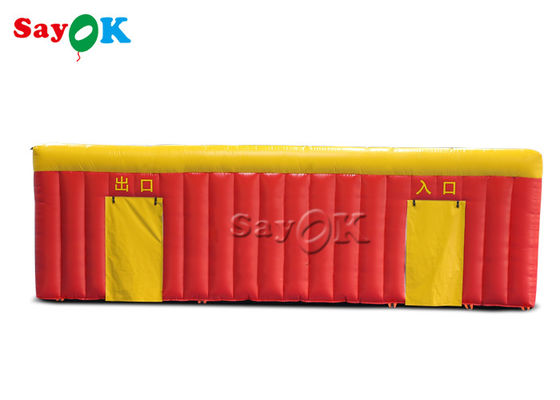 Casa 26.5ft inflável inflável da educação do fogo da barraca do ar da barraca 8m para a broca de fogo